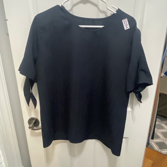 Temu navy blue top shortsleeved XxLargw new never worn - Picture 4 of 8